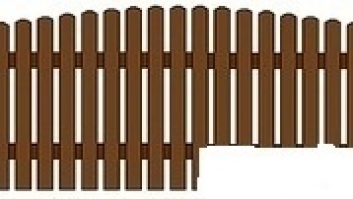 Wooden fence 5