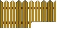 Wooden fence 8