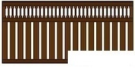 Wooden fence 14