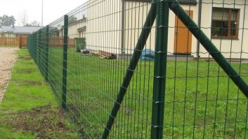 Welded fence mesh Zn + PVC RAL6005 green