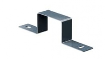 Horizontal profile holder 20x40mm, steel, 2.0mm