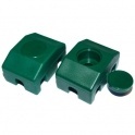 PVC Clamp For Anchoring Panels To Square Posts