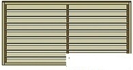 Wooden fence 4