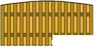 Wooden fence 6